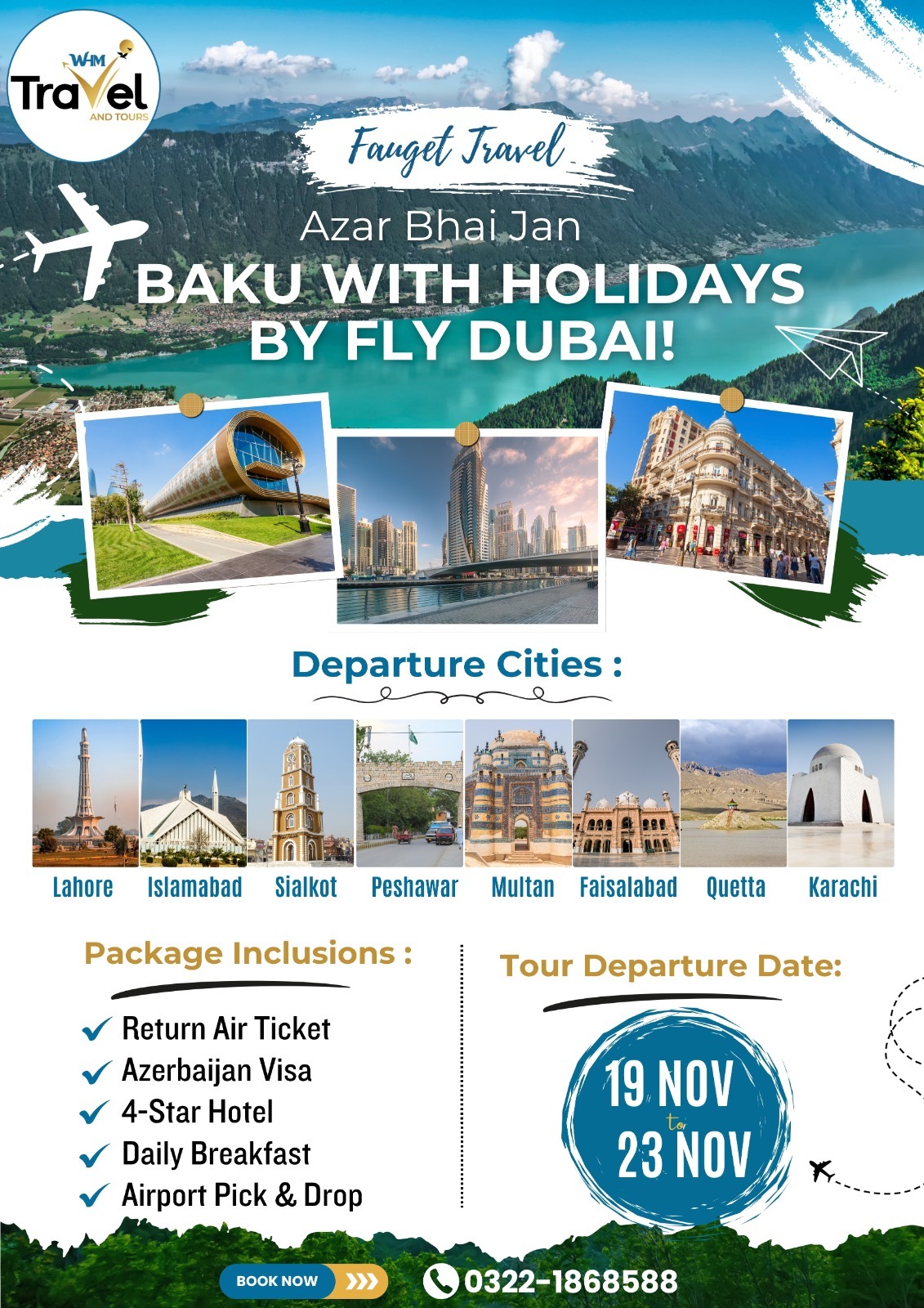 Azarbhijan baku holidays package